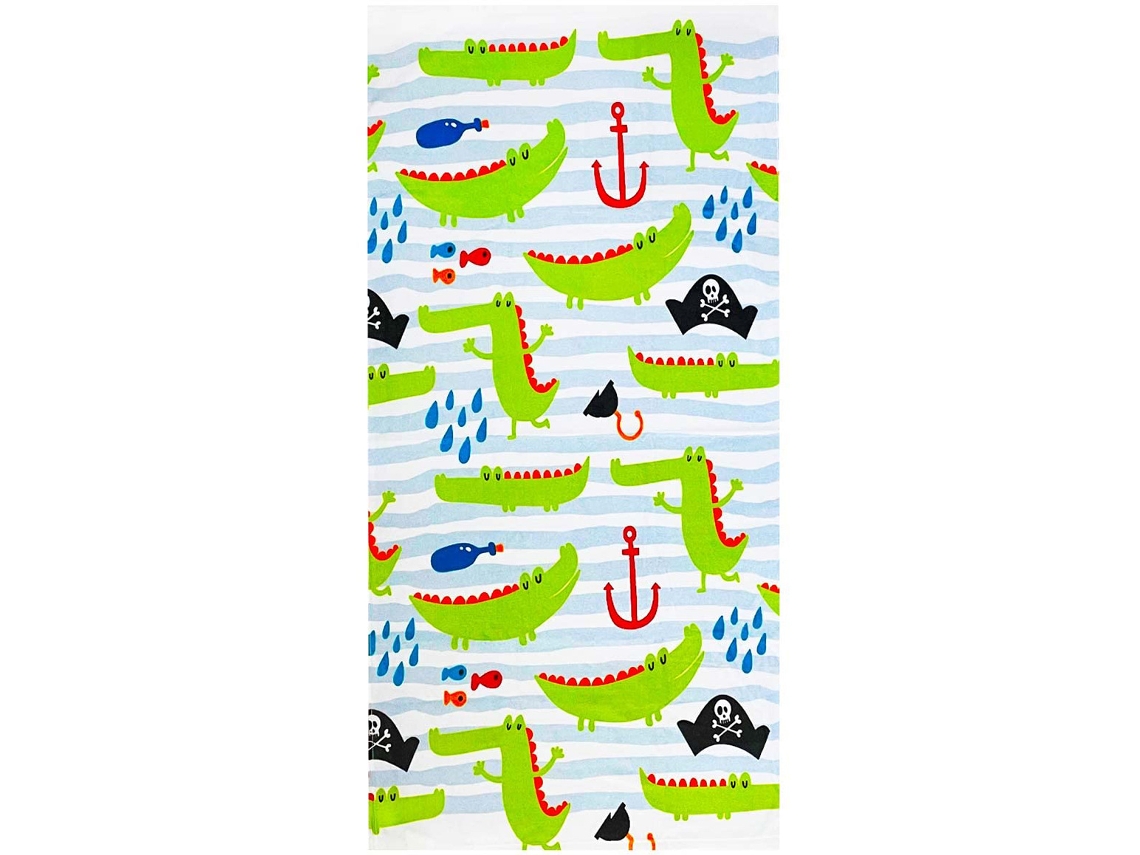 Yuysan Toalha Microfibra Praia Infantil, Absorvente E Secagem Rápida, 140x70cm Dinossauro Verde Claro