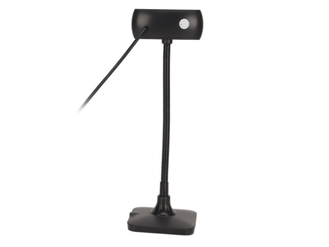 HURRISE Webcam Hd Webcam para Pc Câmera Usb com Microfone de Redução de Ruído e Tubo Giratório Webcam de Som Do Projetor