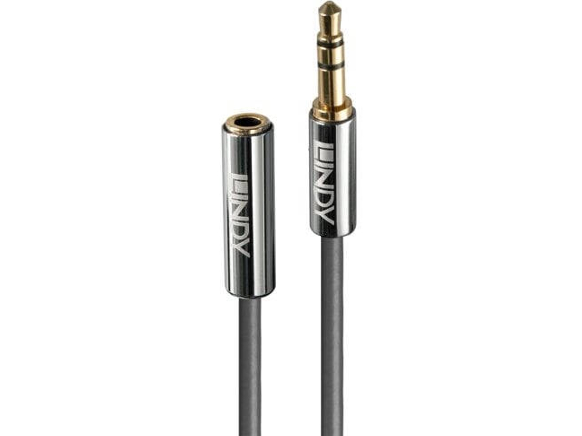 Cabo de Áudio LINDY (Jack 3.5mm - 3 m - Preto)