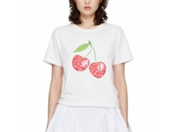 Camiseta Rockinstone Disco Cherry Lauren Emmett Art com design exclusivo de designer.