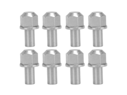 Mali 8 Peças Adaptador de Cubo de Roda Hexagonal Rc com Coluna de Extensão e Parafuso Metal para Axial Scx10 Traxxas D90 Redcat Gen8 1/10