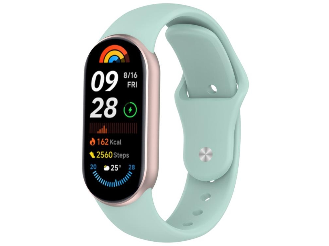 Bracelete para Xiaomi Smart Band 10/9/8 Silicone com Fivela Reversa Azul Fosco XIAOMOYU