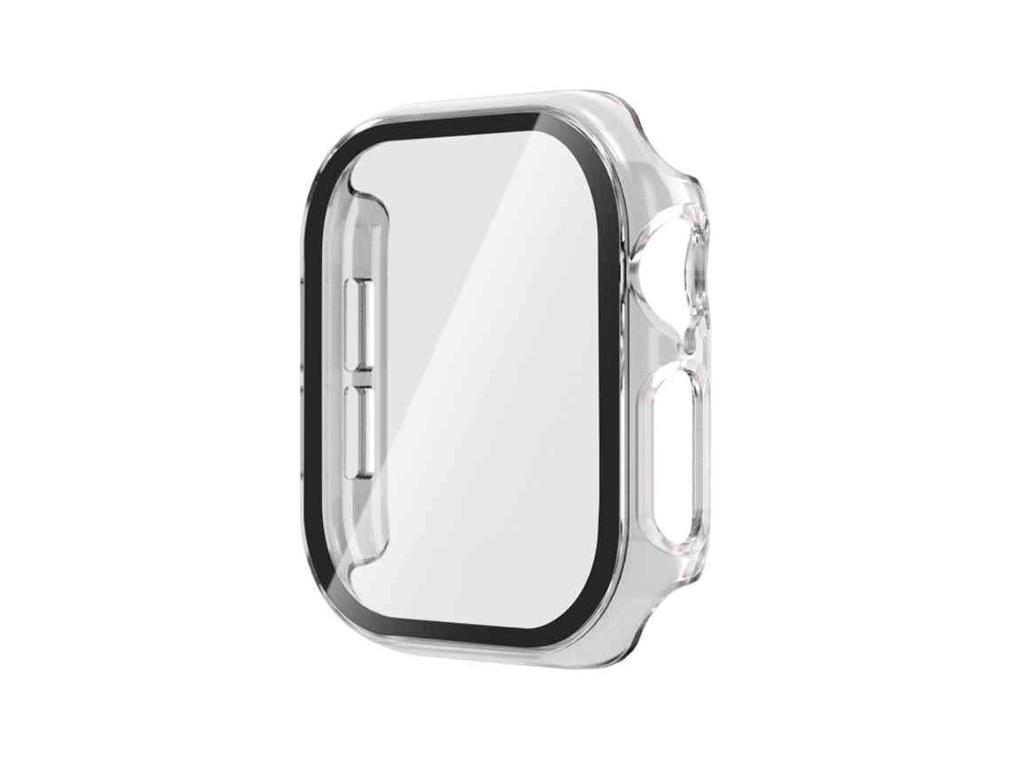 Capa para Apple Watch Series 11 42 Mm com Protetor de Tela de Vidro Temperado Transparente XIAOMOYU