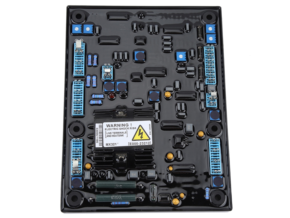 Regulador automático de tensão AVR MX321 para controladores de geradores e componentes de grupos geradores