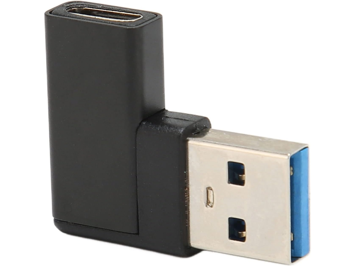Conector Usb Em Ângulo Reto, Liga De Alumínio