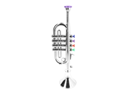 Ats saxofone Toy para Crianças com 3 Teclas Coloridas 3 Tom Instrumento Musical Educatsivo Trompete Brinquedo para Bebês Role Playing Platsa