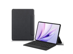 Capa Para Laptop Com Teclado Bluetooth/capa De Couro, Preta Magicpad De 13 Polegadas Yunzii (2023)