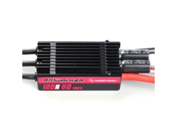 Controlador eletrônico de velocidade brushless Hobbywing Skywalker 120a V2 Ubec com reversão Travão, 3 8s, para aeromodelos com manivela fixa. MDUG