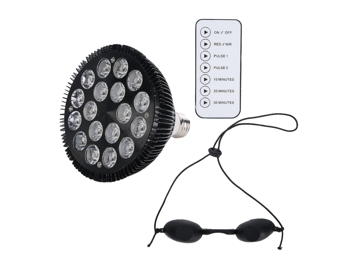 Lâmpada De Terapia Infravermelha Vermelha Led De 54 W Com Controle Remoto Para Uso Doméstico, Luz De Pulso Para Fisioterapia, Ac100-240 V