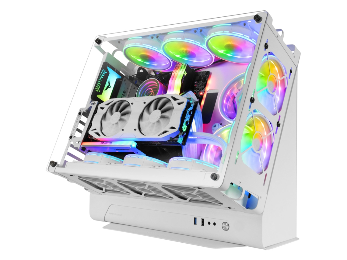 Caixa PC MARS GAMING MCBW (ATX - Branco)