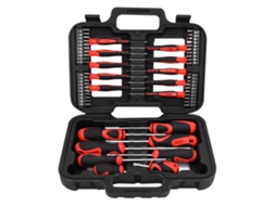 Conjunto De Chave De Boca E Bits De Parafusadeira Multifuncional 58pcs: Philips, Fenda, Hexagonal, Estrela