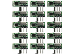 Comando À Distância Para 15pcs 433mhz Rf Receiver Superheterodyne Uhf Ask 433mhz Module Kit Small Size Low Po