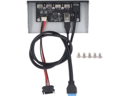 Painel Frontal De 5,25 Polegadas, Cubo Com 5 Portas Usb 3.2 Gen1 Para