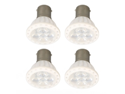 2026 4pcs Lâmpada Led para Elevador Ba15s Ac Dc 12v 360lm Economia de Energia Substituto de Lâmpada de Halogênio Luz Quente