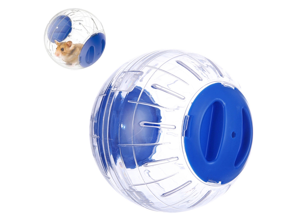 Bola de Exercício Hamster Brinquedo Treino Plástico Transparente Mini