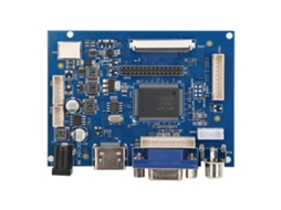 Laxiscreed Módulo De Display Lcd Universal Com Hdmi, Vga, Av E Controlo Remoto
