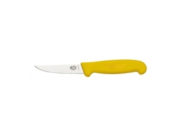 Faca para Cozinha De Sangrar - Victorinox - 10 Cm - Cabo Fibrox Amarelo - Lâmina Inox - Profissional