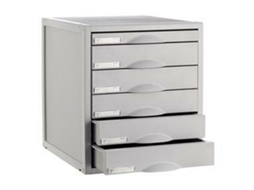 Gabinete de Arquivo Modular Archivo 2000 Archisystem 6 Gavetas Cinzento 35,6 X 31,6 X 36,2 Cm