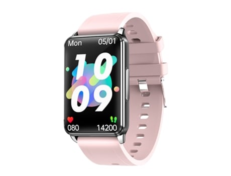Smartwatch com Ecg Pulso Oxigênio no Sangue Açúcar no Sangue Rosa