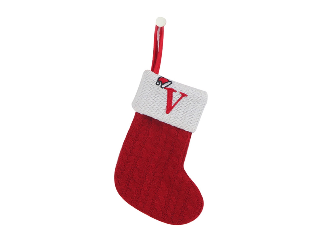 Meias De Lã Tricotadas Laxiscreed Com Bordado Infantil Para Natal E Presentes, Embaladas A Dedo Em Saco De Correio