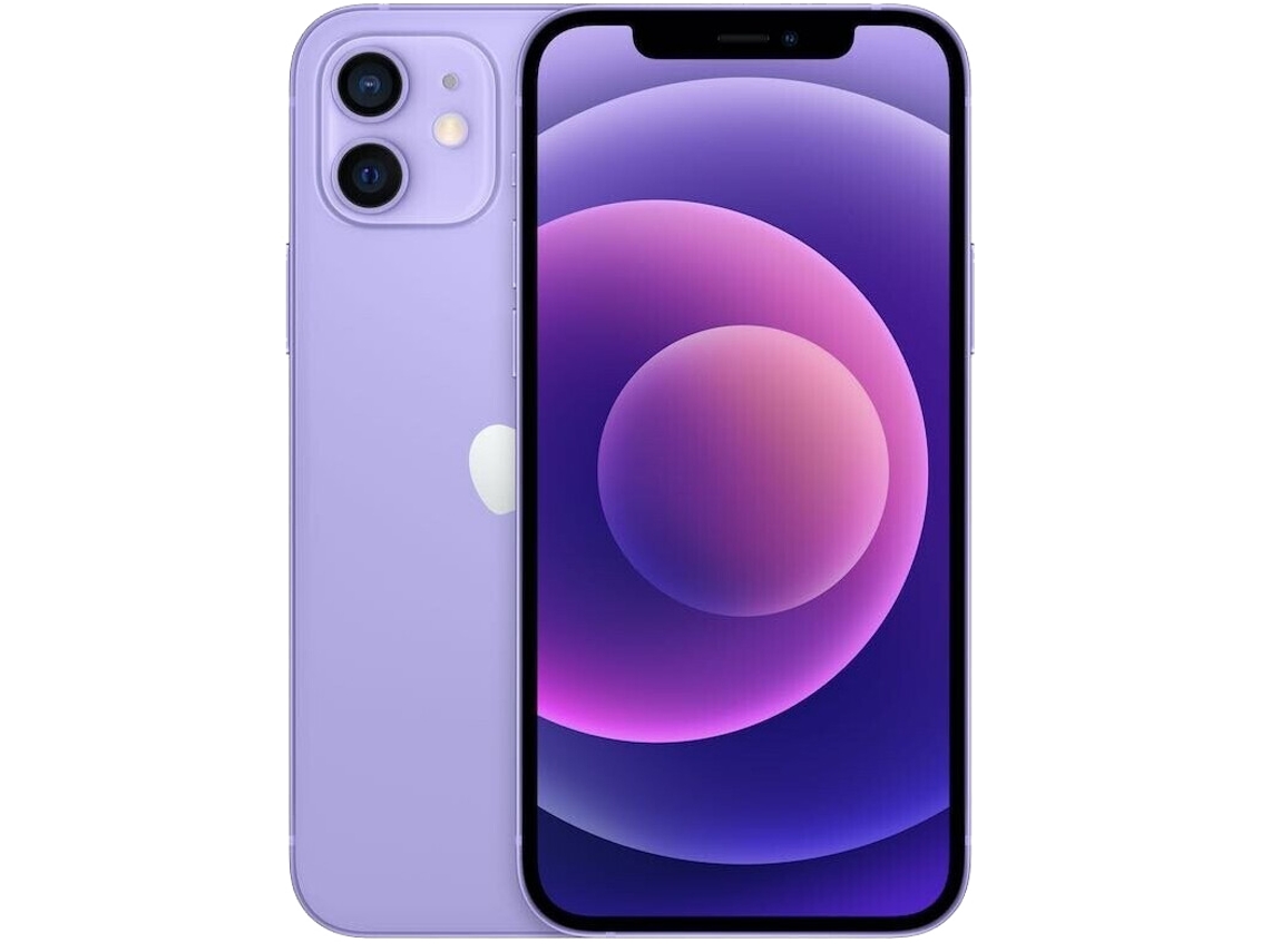 iPhone 12 APPLE (Recondicionado Marcas Mínimas - 64 GB - Roxo)