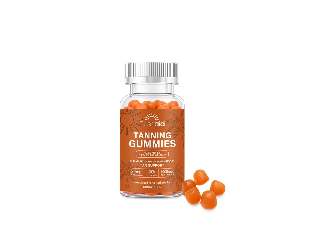 Bushaid Black Aid Gummies Nutre e Hidrata Pele