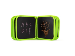Mesa de Desenho Portátil para Crianças, Mesa Estilo Carro, Quadro de Desenho de Graffiti, Quadro Infantil Reutilizável com 12 Canetas, Dinossauro