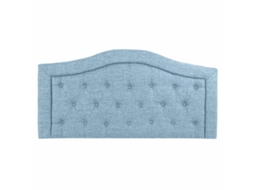 Cabeceira de Cama DKD HOME DECOR (Azul - Poliéster - 8 x 145 x 72 cm)