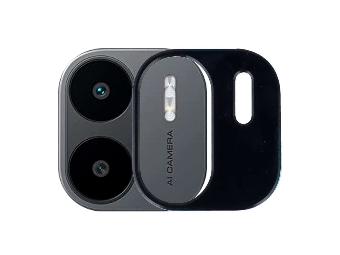 Protetor Câmara Metalizado Preto para Xiaomi Redmi A2 LA CASA DE LAS CARCASAS