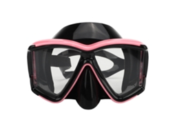 Óculos De Mergulho Snorkel Impermeáveis Anti-neblina Uv Proteção Vidro Temperado Adultos Feminino Masculino Rosa