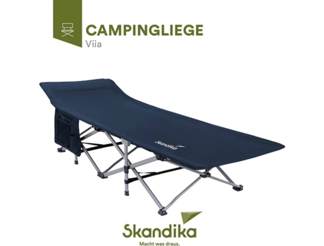 Cama de Campismo SKANDIKA  Dobrável   Viia   Exterior   Grande Área de Descanso   208X75Cm