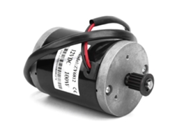 Motor Elétrico De Alta Velocidade 12v 100w Com Escovas E Polia