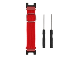 2026 cinto de Nylon Trançado Esportivo para Amazfit T Rex Vermelho