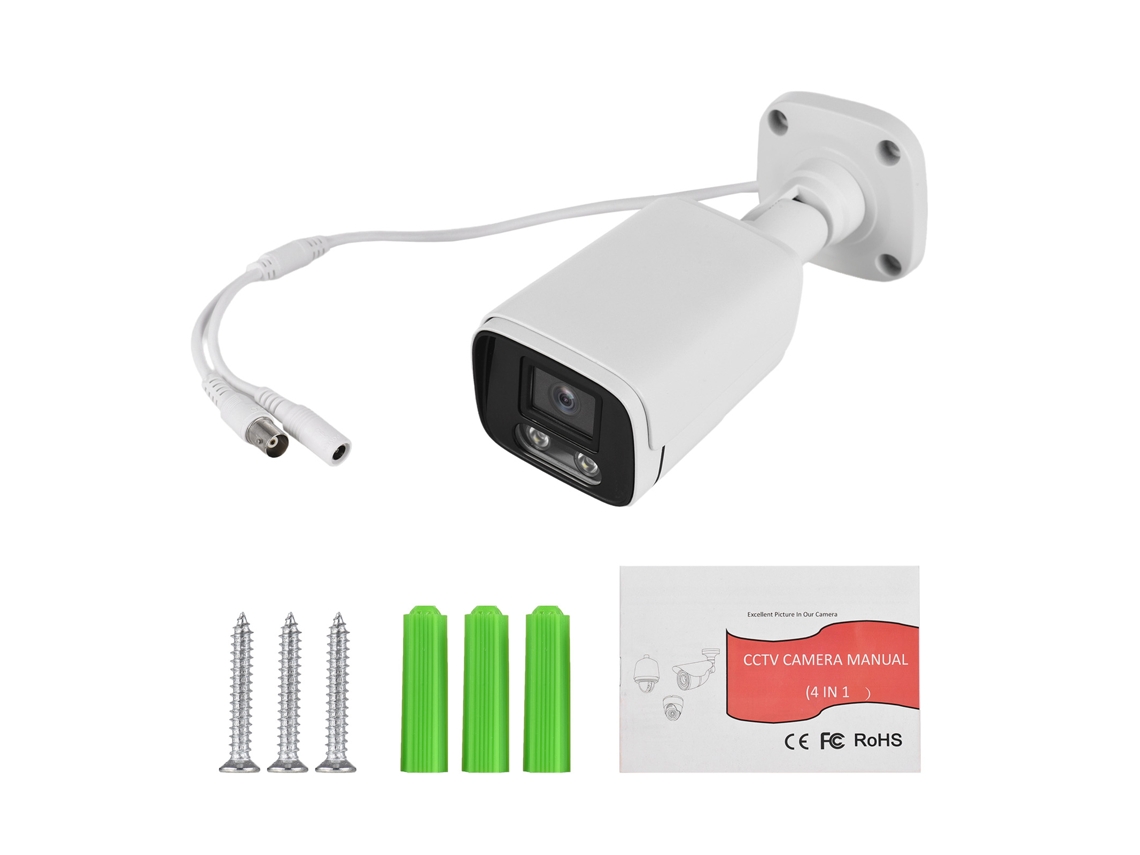 Câmara Cctv Cableada 1080p 2.0mp Visión Nocturna Infrarroja Lente 3.6mm Ângulo Amplio Para Dvr Analógico Exterior/interior Ntsc