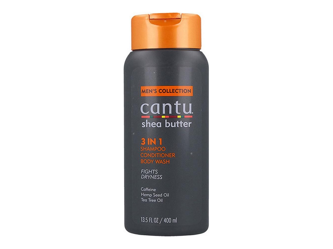 Champô + Condicionador Shea Butter MenS 3-In-1 Cantu 400 Ml