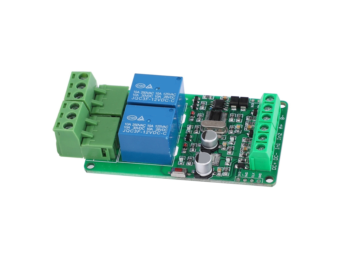 Módulo Relé 2 Canais 12v Rs485/ttl