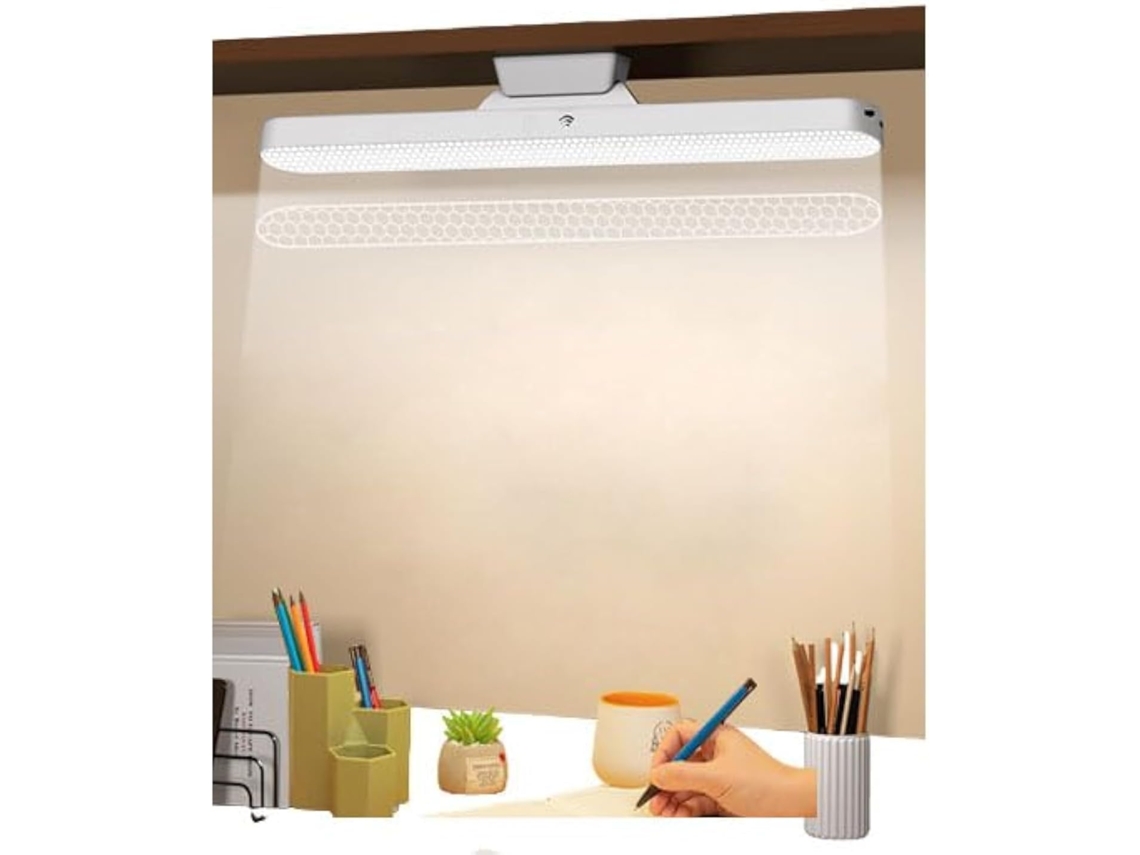 Luz Led Magnética Sem Furo Recarregável Regulável Proteção Ocular