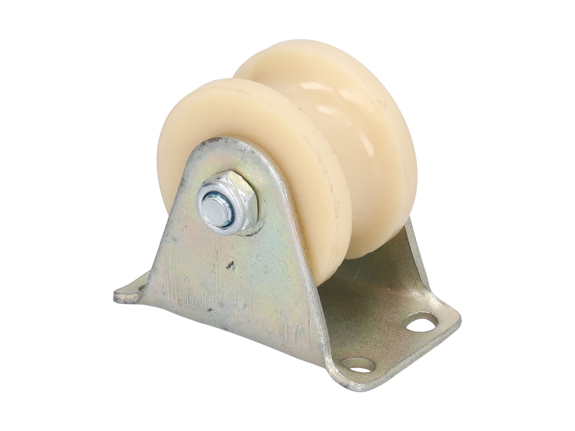 Roda Em U De 50mm Laxiscreed Para Cabos Pesados E Elevação, Com Suporte De 2,5mm