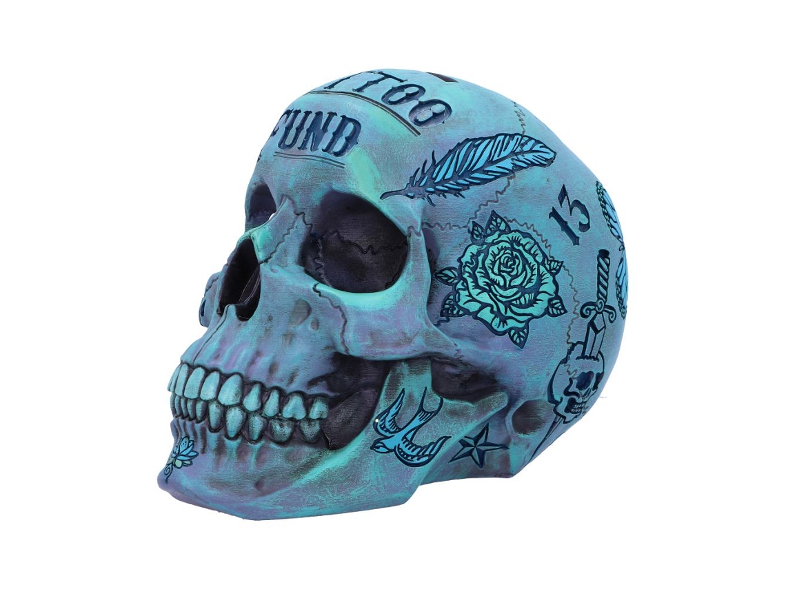 Fundo de Tatuagem Caixas de Dinheiro By NEMESIS NOW (azul)