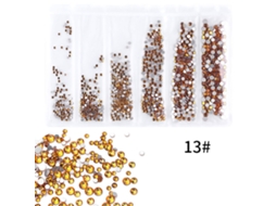 6 Gradeis De Strass Coloridos Para Unhas 1440 Peças Ferramentas De Manicure Diy Para Decoração De Unhas