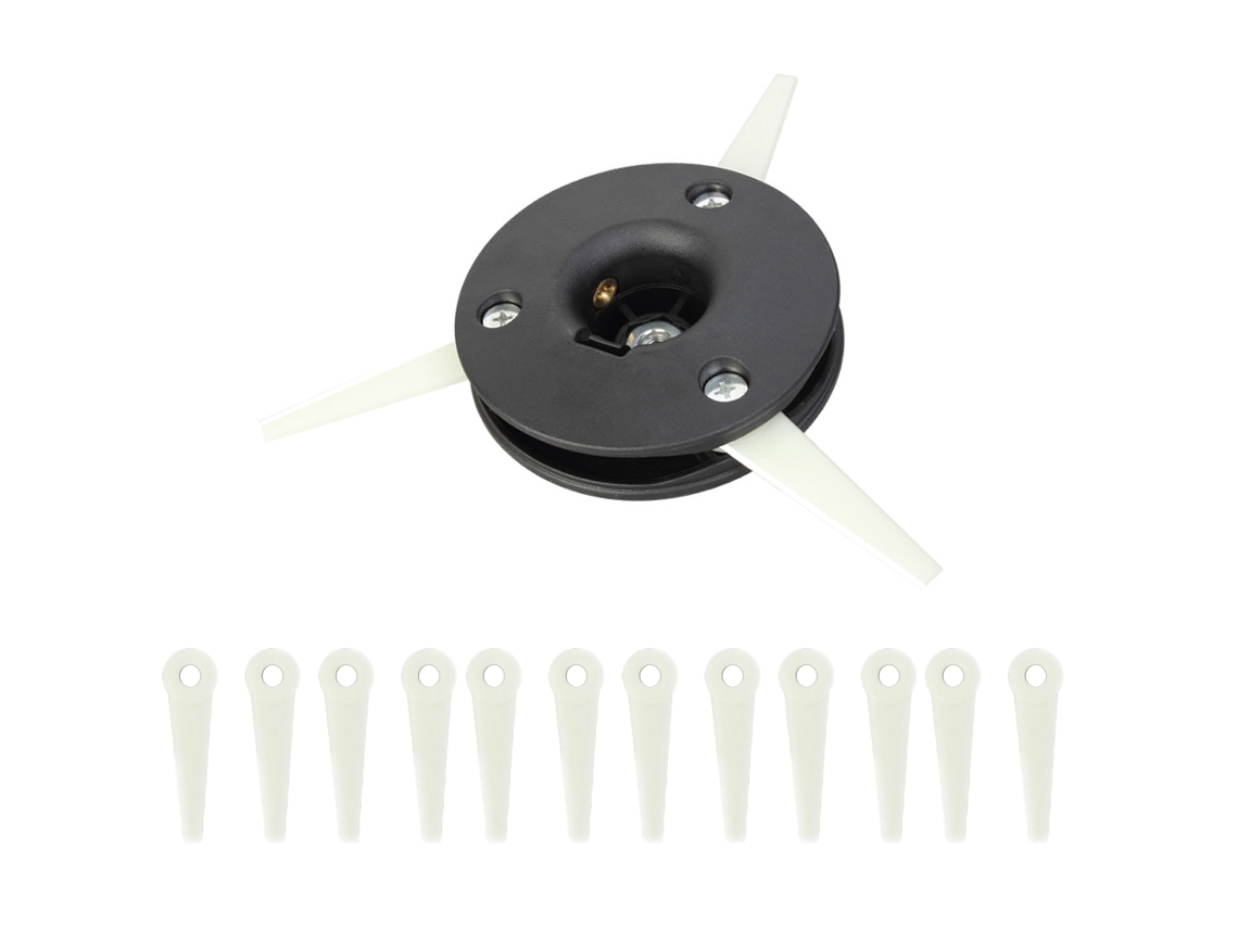 Cabeçote De Aparador Com 12 Lâminas De Reposição Para Cabeçote De Aparador Para Pátio, Gramado E Jardim