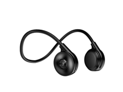 Fones de Ouvido de Condução Óssea Bluetooth 5.3 Indolor Bateria de Longa Duração Adequado para Esportes, Trabalho, Direção JIAPEI (preto)