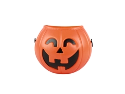Laxiscreed Balde De Abóbora Para Halloween, Cesto De Doces Reutilizável Para Crianças, Pack De 2