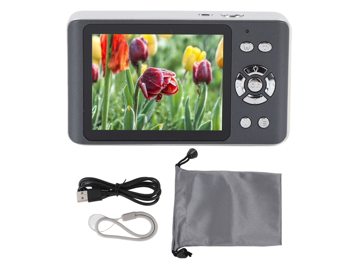 4k 64mp Digital Camera Autofocus Compact Point And Shoot Camera With 18x Digital Zoom 2.8 Inch Screen Compact Small Camera For Photography Black