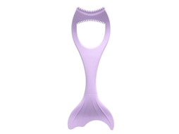 Protetor de Cílios para Máscara de Cílios, Ferramenta de Aplicação Silicone Reutilizável com Pente Curvo e Design Sereia