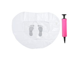 Cuenco Hinchable Para Baño De Pies Para Entrada A Piscina