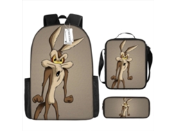 KOHREE Conjunto de Três Peças de Mochila Looney Tunes