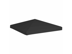 Vidaxl Cobertura De Gazebo 270 G/m² 3x3 M Preto