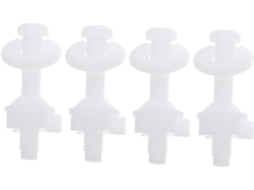 Conjunto De 4 Parafusos De Fixação Para Assento Sanitário, Adequados Para Tampas E Assentos De Vasos Sanitários.