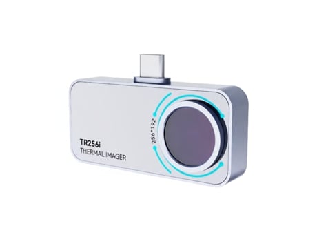 Tr256i Câmera Termográfica Infravermelha Resolução 256×192 15 ? A 600 ? 6 Paletas De Cores Câmera Térmica Plug And Play Type C Fozuanei
